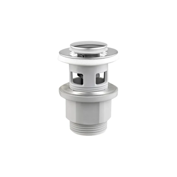 KFA Armatura spust klik-klak tworzywowy z przelewem CHROM 660-356-00