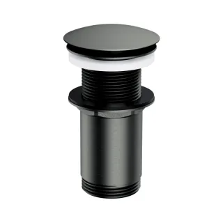 KOREK KLIK KLAK DO UMYWALKI BEZ PRZELEWU GRAFIT SZCZOTKOWAMY