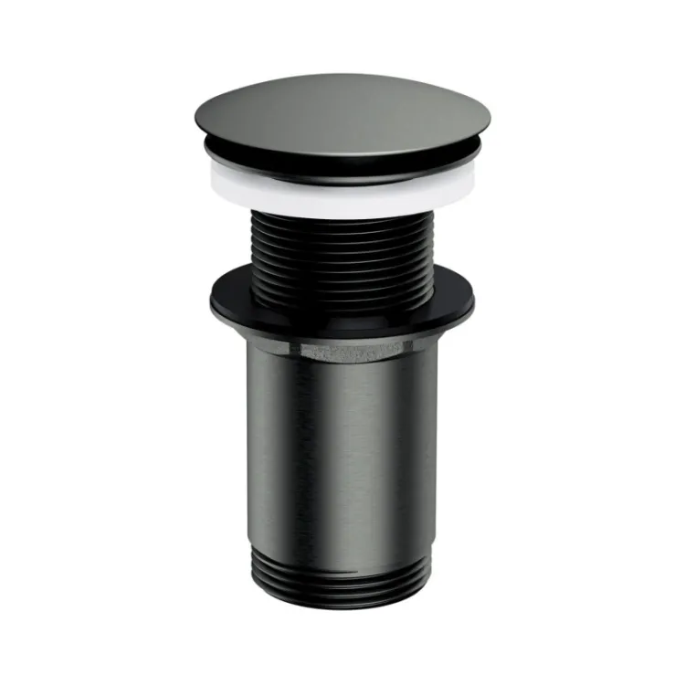 KOREK KLIK KLAK DO UMYWALKI BEZ PRZELEWU GRAFIT SZCZOTKOWAMY