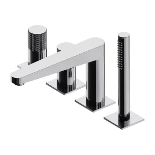 Contour Bateria wannowa 4-otworowa Chrom