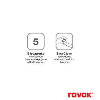 Ravak Ścienna wylewka wannowa Espirit X07P799