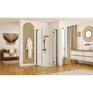 Rea ŚCIANKA PRYSZNICOWA HUGO BLACK 80 REA-K6607