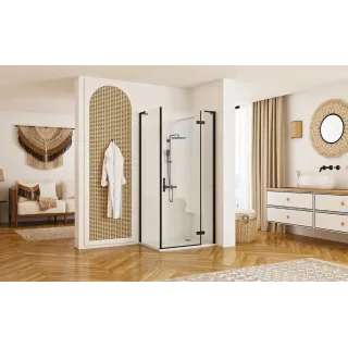 Rea ŚCIANKA PRYSZNICOWA HUGO BLACK 80 REA-K6607