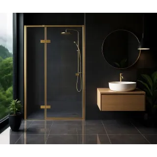 Rea DRZWI PRYSZNICOWE ATLAS BRUSH GOLD 100 L REA-K4674