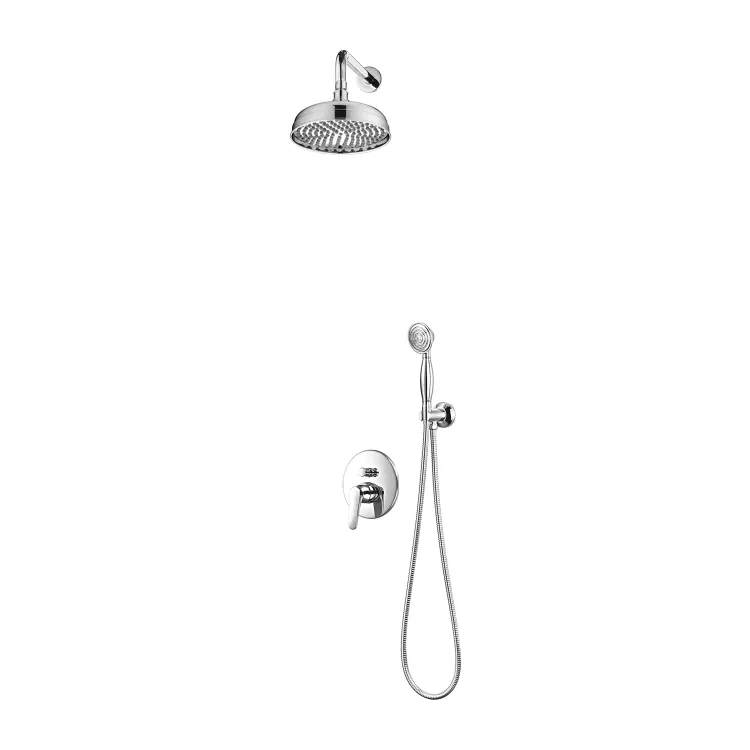 Omnires ART DECO system prysznicowy podtynkowy, chrom połysk SYSAD25CR