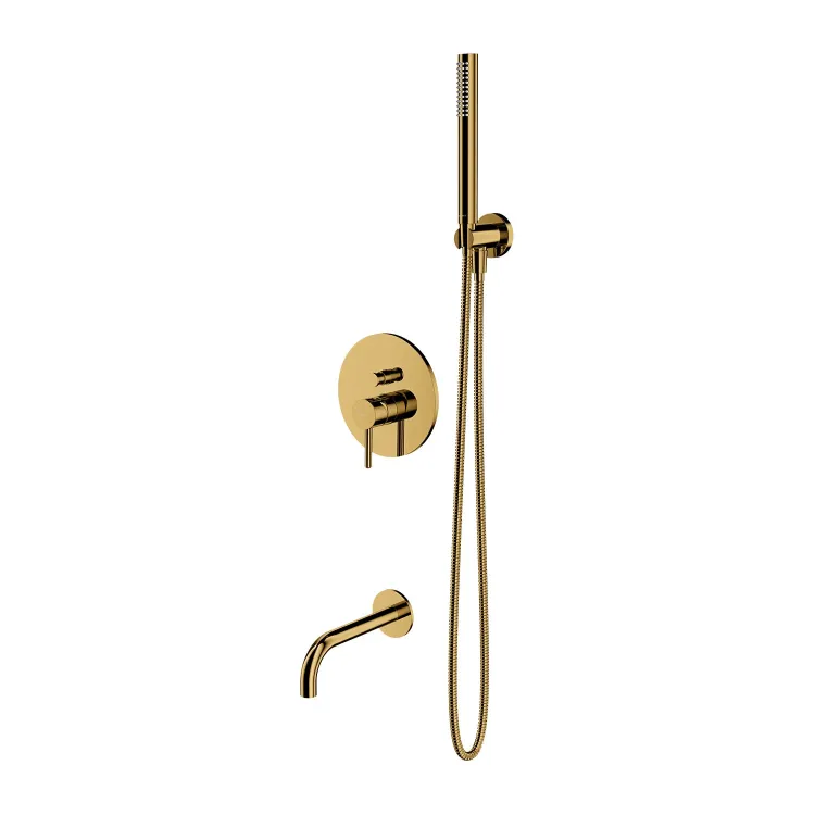 Omnires Y system wannowy podtynkowy, złoty połysk SYSYW01GL