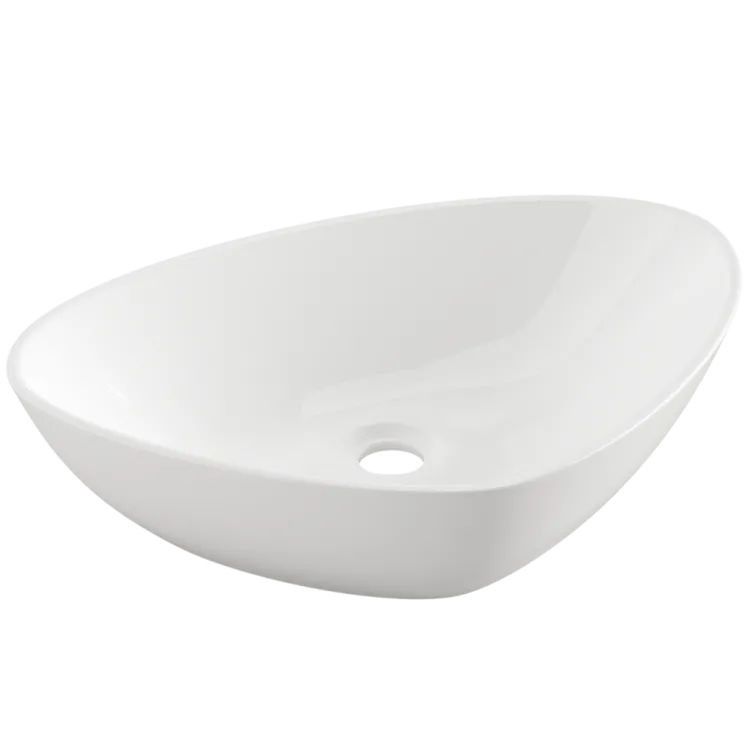 Invena Umywalka nablatowa Triangle CE-60-001-W