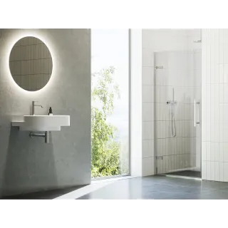Ravak Drzwi prysznicowe Cool! COSD1 80, połysk+szkło...