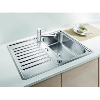 BLANCO CLASSIC Pro 45 S-IF stal polerowana odwracalny, korek auto., InFino 523661