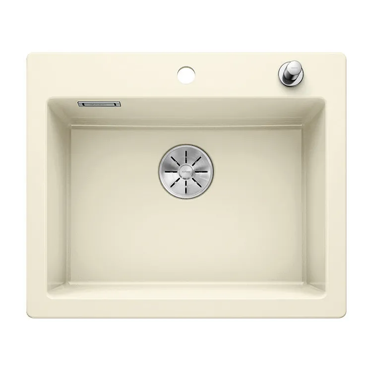 BLANCO PALONA 6 Ceramika PuraPlus magnolia połysk, korek auto., InFino 524732