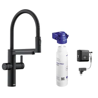 BLANCO EVOL-S Pro drink.filter czarny mat 526636