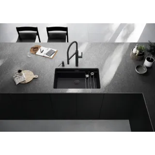BLANCO CULINA-S II czarny mat 527464