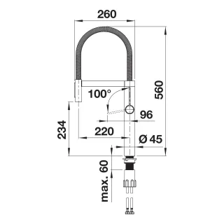 BLANCO CULINA-S II satin platinum 527702