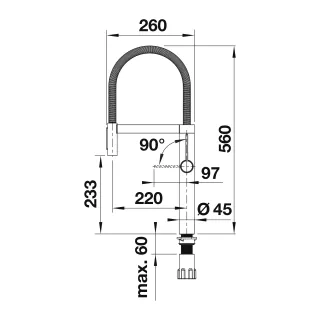 BLANCO CULINA-S II Sensor PVD steel 527462