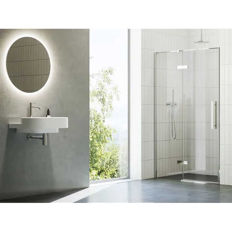 Ravak Drzwi prysznicowe Cool! COSD2 120, połysk+szkło transparent X0VVGCA00Z1