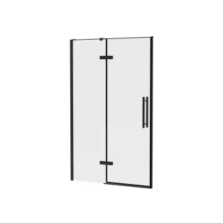 Ravak Drzwi prysznicowe Cool! COSD2 120, czarna+szkło transparent X0VVGC300Z1