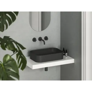 Ravak Umywalka ceramiczna Ceramic Slim R 55, czarna mat...