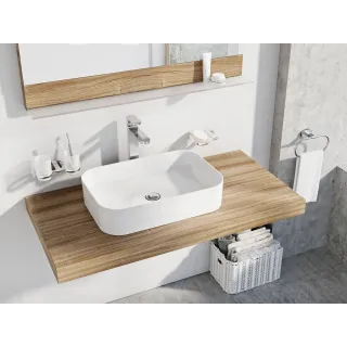 Ravak Umywalka ceramiczna Ceramic Slim R 55, biała...