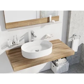 Ravak Umywalka ceramiczna Ceramic Slim O 55, biała...