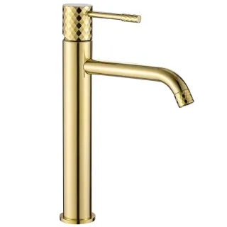 Rea BATERIA UMYWALKOWA LUNGO DIAMOND ZŁOTA WYSOKA REA-B8995