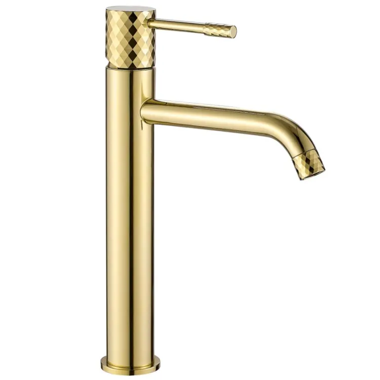 Rea BATERIA UMYWALKOWA LUNGO DIAMOND ZŁOTA WYSOKA REA-B8995
