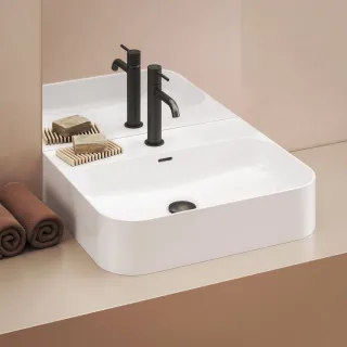 Ravak Umywalka ceramiczna Ceramic Slim Wall R 55, biała XJX01155006