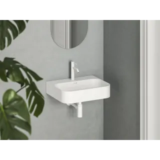 Ravak Umywalka ceramiczna Ceramic Slim Wall R 55, biała XJX01155006