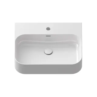 Ravak Umywalka ceramiczna Ceramic Slim Wall R 55, biała XJX01155006