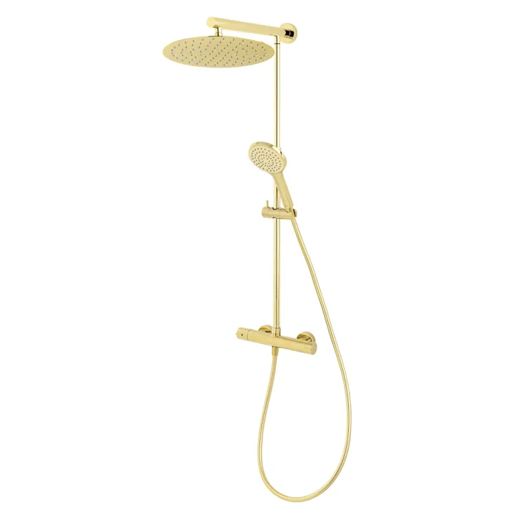 ANIMA ZESTAW NATRYSKOWY Z BAT. TERMOSTATYCZNĄ, ZŁOTY