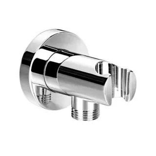 Przyłącze kątowe mosiężne z uchwytem na rączkę