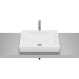 Roca ONA Umywalka blatowa 50x40 cm Fineceramic® BIAŁY...
