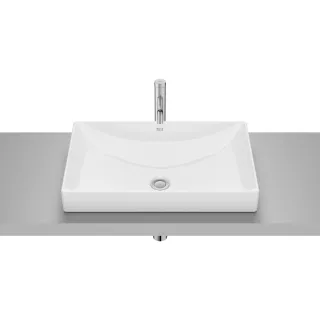 Roca ONA Umywalka blatowa 60x40 cm Fineceramic® BIAŁY...