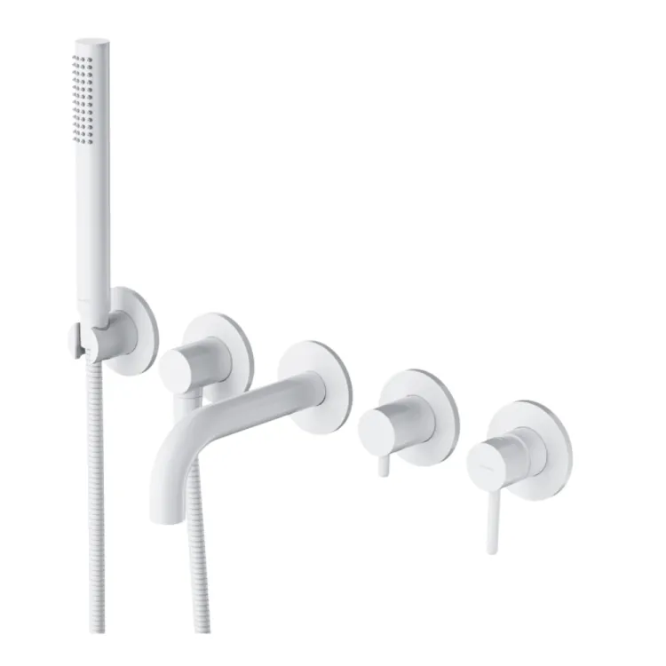 Y BATERIA WANNOWA 5-OTWOROWA PODTYNKOWA, BIAŁY MAT Y1237-1SWM