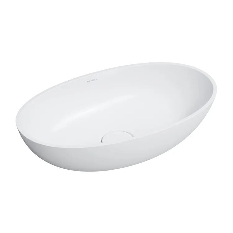 SHELL M+ UMYWALKA NABLATOWA, 60 X 35 CM, BIAŁY MAT SHELLUNBM