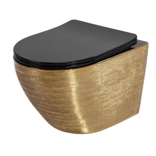 Rea WC - CARLO MINI TORNADO BRUSH GOLD BLACK REA-C4330