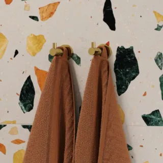 Modern Project Haczyk pojedynczy złoto szczotkowane