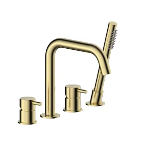 KFA Armatura MOZA GOLD bateria wannowa 4-otworowa...