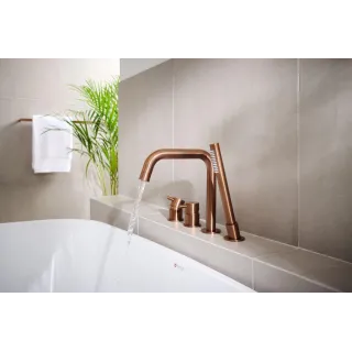 KFA Armatura MOZA ROSE GOLD bateria wannowa 4-otworowa 5035-210-34