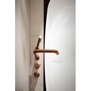 KFA Armatura MOZA ROSE GOLD bateria wannowa 4-otworowa 5035-210-34