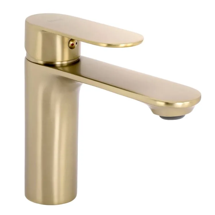 Rea BATERIA UMYWALKOWA DROP ZŁOTA SZCZOTKOWANA NISKA REA-B8975