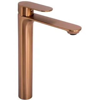 Rea BATERIA UMYWALKOWA DROP MIEDŹ SZCZOTKOWANA WYSOKA...