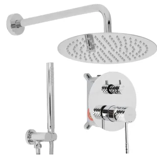Rea ZESTAW NATRYSKOWY PODTY LUNGO DIAMOND CHROM + BOX...