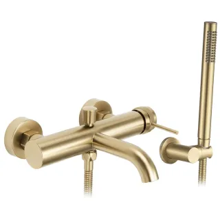 Rea BATERIA WANNOWA LUNGO GRIP ZŁOTA SZCZOTKOWANA REA-B6398