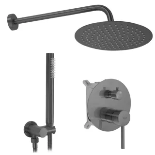 Rea ZESTAW NATRYSKOWY PODTYNKOWY LUNGO TYTAN + BOX REA-P6363