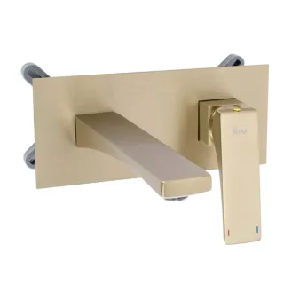 Rea BATERIA UMYWALKOWA PODTYNKOWA JOE ZŁOTA SZCZOTKOWA...