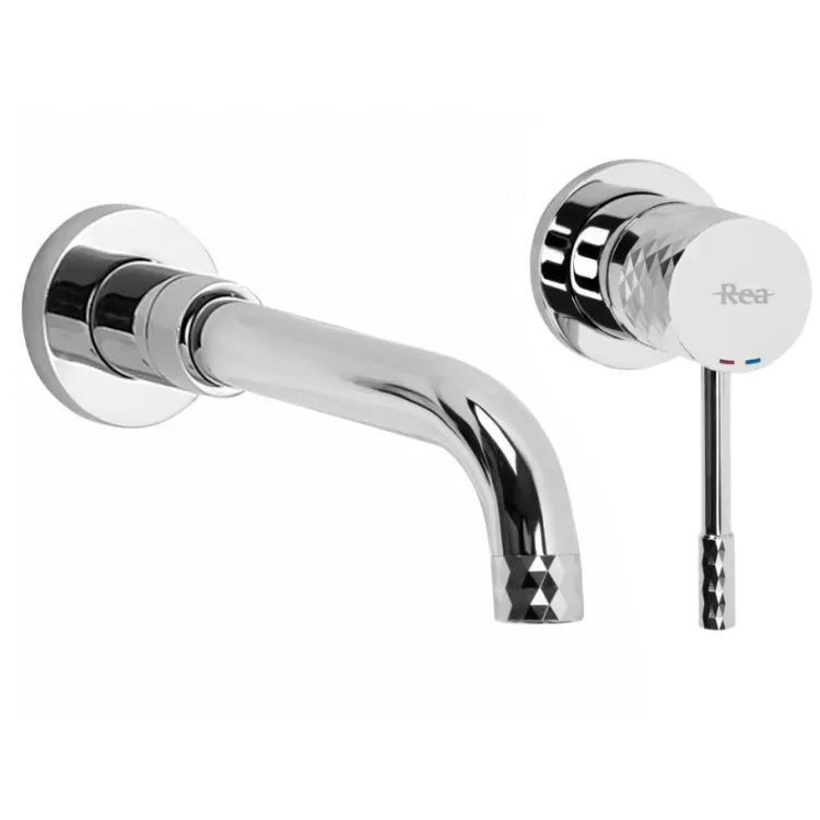 Rea BATERIA UMYWALKOWA PODTYN LUNGO DIAMOND CHROM+BOX REA-B6382