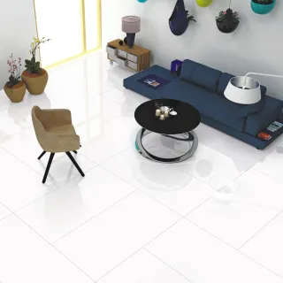 Ego Płytka ścienno-podłogowa Toronto Super White 60x120cm ,Połysk (2,16)