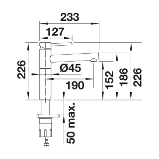 BLANCO ALTA-F II chromowana 527542
