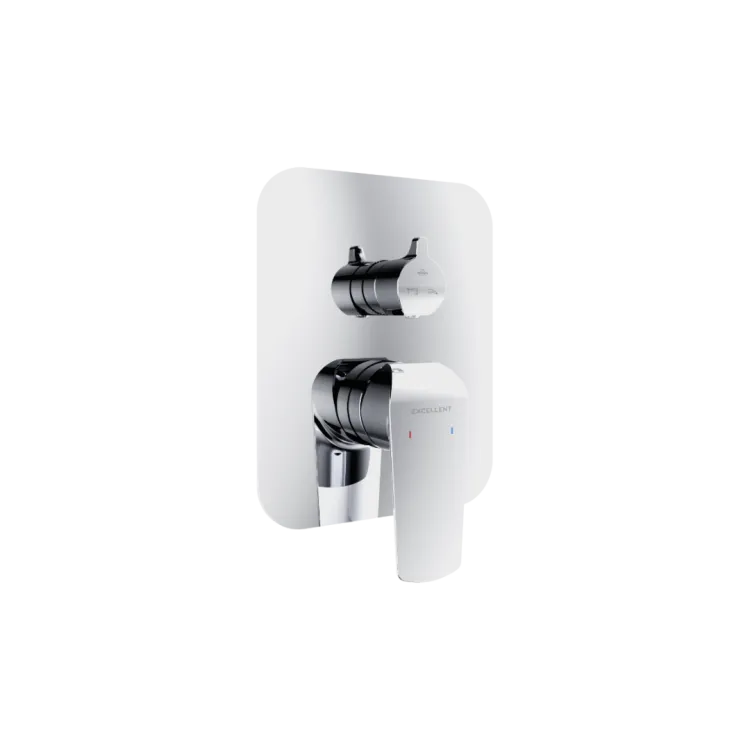 Excellent Clever 2.0 bateria prysznicowo-wannowa podtynkowa, 3 funkcyjna, chrom AREX.4147CR