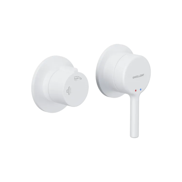 Excellent PI Bateria wannowo-prysznicowa podtynkowa, biały mat AREX.1240WH